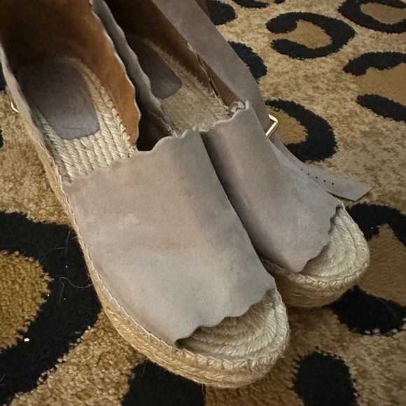Chloe Scalloped Espadrilles - Picture 2 of 7